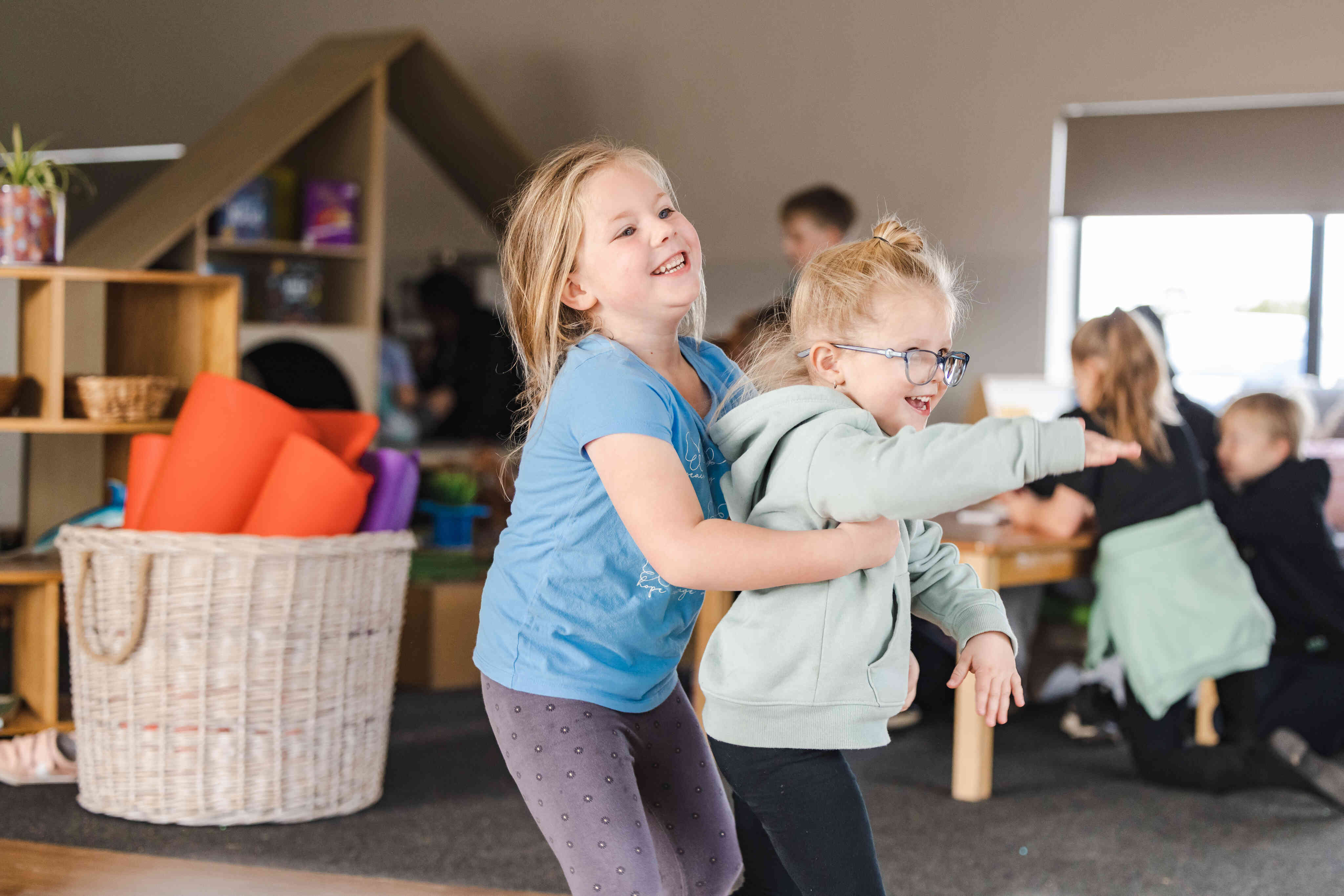 Children playing together